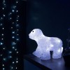 Фигура светодиодная акриловая "Медвежонок" 24х11х18см 16LED бел. 1Вт 4.5В IP20 элементы питания 3хAA