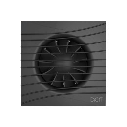 Вентилятор накладной SILENT D100 обратн. клапан Matt black DiCiTi SILENT 4C Matt black