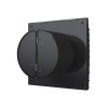 Вентилятор накладной SILENT D100 обратн. клапан Matt black DiCiTi SILENT 4C Matt black