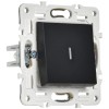 Выключатель 1-кл. SKANDY 10А SK-V07Bl с индикацией черн. IEK SK-V10-1-10-K02