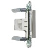 Выключатель 1-кл. SKANDY 10А SK-V07N с индикацией никель IEK SK-V10-1-10-K50