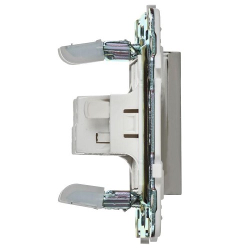 Выключатель 1-кл. SKANDY 10А SK-V07N с индикацией никель IEK SK-V10-1-10-K50