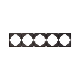 Рамка 5-м ROUND MIELE оникс Kranz KR-78-0755-3