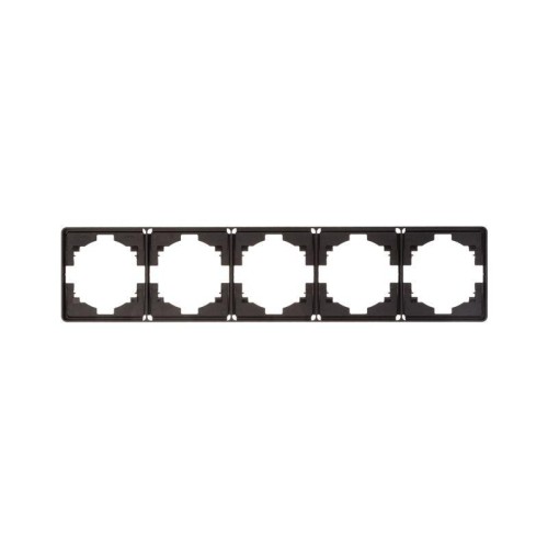 Рамка 5-м ROUND MIELE оникс Kranz KR-78-0755-3