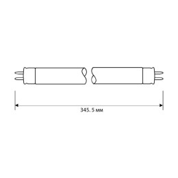 Лампа люминесцентная FT8-10W/33 10Вт T8 4200К G13 Camelion 5873