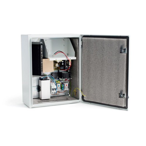 Коммутатор бесперебойный уличный SKAT PoE-UPS-8E-1G-1S исп.5 PoE Plus 120В.А 2 АКБ 7-12А.ч Бастион 2