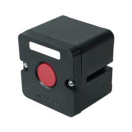 Пост управления ПКЕ 212-1 У3 10А 660В 1 элемент красн. цилиндр накладной IP40 Электротехник ET519065