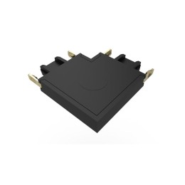 Коннектор MTR16 CL-BL L-обр. накладной шинопровод низковольтный Pro черн. JazzWay 5057296