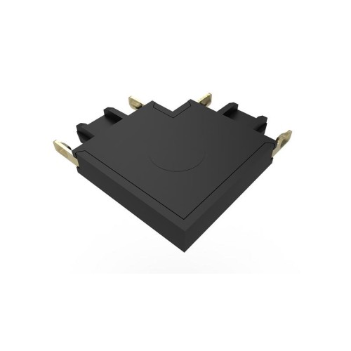 Коннектор MTR16 CL-BL L-обр. накладной шинопровод низковольтный Pro черн. JazzWay 5057296