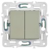 Выключатель перекрестный 2-кл. SKANDY 10А SK-V06B беж. IEK SK-V23-0-10-K10