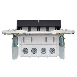 Выключатель перекрестный 2-кл. SKANDY 10А SK-V06Bl черн. IEK SK-V23-0-10-K02