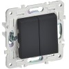 Выключатель перекрестный 2-кл. SKANDY 10А SK-V06G графит IEK SK-V23-0-10-K53