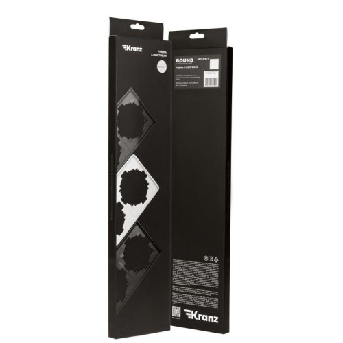 Рамка 5-м ROUND MIELE перламутр Kranz KR-78-0755-1