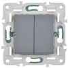 Выключатель перекрестный 2-кл. SKANDY 10А SK-V06Gr сер. IEK SK-V23-0-10-K03