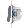 Выключатель перекрестный 2-кл. SKANDY 10А SK-V06Gr сер. IEK SK-V23-0-10-K03