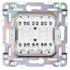 Выключатель перекрестный 2-кл. SKANDY 10А SK-V06N никель IEK SK-V23-0-10-K50