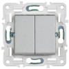 Выключатель перекрестный 2-кл. SKANDY 10А SK-V06S серебр. IEK SK-V23-0-10-K23