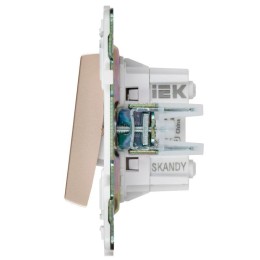 Выключатель перекрестный 2-кл. SKANDY 10А SK-V06Sa песочн. IEK SK-V23-0-10-K98