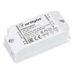 Arlight Блок питания ARV-SN24008-B (24V, 0.33A, 8W) (IP20 Пластик, 3 года)
