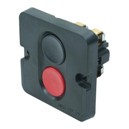 Пост управления ПКЕ 612 У3 10А 660В черн. и красн. цилиндр в нишу IP40 Электротехник ET523349