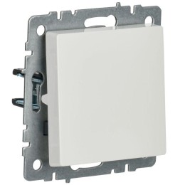 Выключатель проходной 1-кл. СП BRITE ВС10-1-6-БрБ 10А механизм бел. IEK BR-V12-0-10-K01