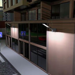 Кронштейн 230х150х120мм d48мм для уличных светильников с переменным углом GAUSS 903265102