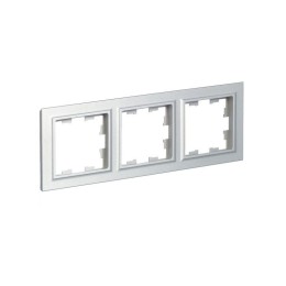 Рамка 3-м BRITE РУ-3-БрА алюм. IEK BR-M32-K47