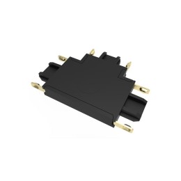 Коннектор MTR16 CT-BL T-обр. накладной шинопровод низковольтный Pro черн. JazzWay 5057333