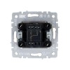 Выключатель проходной 1-кл. СП BRITE ВС10-1-6-БрКр 10А механизм беж. IEK BR-V12-0-10-K10