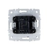 Выключатель проходной 1-кл. СП BRITE ВС10-1-6-БрМ 10А механизм маренго IEK BR-V12-0-10-K35