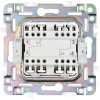 Выключатель проходной 2-кл. SKANDY 10А SK-V05N никель IEK SK-V22-0-10-K50