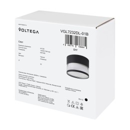 Спот 232 GX53х1 15Вт IP20 Voltega VGL7232DL-01B
