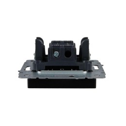 Выключатель проходной 1-кл. СП BRITE ВС10-1-6-БрЧ 10А механизм черн. IEK BR-V12-0-10-K02