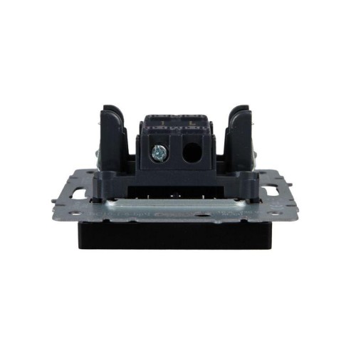 Выключатель проходной 1-кл. СП BRITE ВС10-1-6-БрЧ 10А механизм черн. IEK BR-V12-0-10-K02