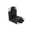Коннектор MTR16 CV-BL V-обр. накладной шинопровод низковольтный Pro черн. JazzWay 5057319