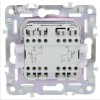 Выключатель проходной 2-кл. SKANDY 10А SK-V10Sa с индикацией песочн. IEK SK-V22-1-10-K98