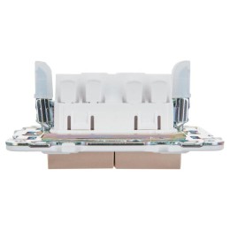 Выключатель проходной 2-кл. SKANDY 10А SK-V10Sa с индикацией песочн. IEK SK-V22-1-10-K98
