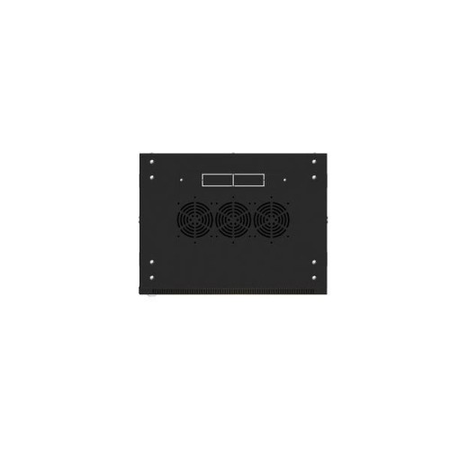 Шкаф настенный 19дюйм TERACOM PRO 9U 600х450мм дверь стеклянная с замком-ручкой черн. EKF TRP-WLL-09