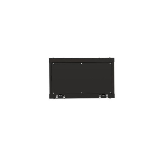 Шкаф настенный 19дюйм TERACOM PRO 9U 600х450мм дверь стеклянная с замком-ручкой черн. EKF TRP-WLL-09