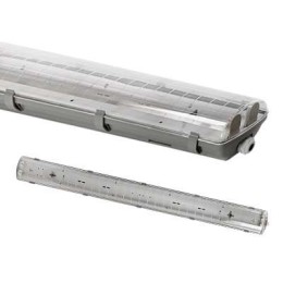 Светильник ССП-456 2хLED-Т8-1200 G13 IP65 1260х100х84мм герметичный под LED-лампу IN HOME 4690612031