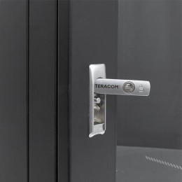 Шкаф настенный 19дюйм TERACOM PRO 12U 600х450мм дверь стеклянная с замком-ручкой черн. EKF TRP-WLL-1