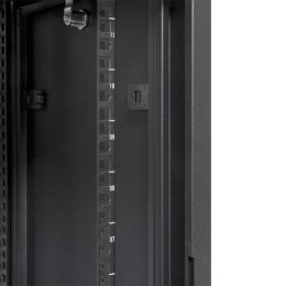 Шкаф настенный 19дюйм TERACOM PRO 12U 600х450мм дверь стеклянная с замком-ручкой черн. EKF TRP-WLL-1