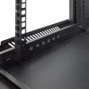 Шкаф настенный 19дюйм TERACOM PRO 12U 600х450мм дверь стеклянная с замком-ручкой черн. EKF TRP-WLL-1