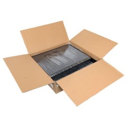 Шкаф настенный 19дюйм TERACOM PRO 12U 600х450мм дверь стеклянная с замком-ручкой черн. EKF TRP-WLL-1