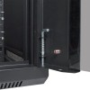 Шкаф настенный 19дюйм TERACOM PRO 12U 600х450мм дверь стеклянная с замком-ручкой черн. EKF TRP-WLL-1
