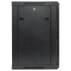 Шкаф настенный 19дюйм TERACOM PRO 12U 600х450мм дверь стеклянная с замком-ручкой черн. EKF TRP-WLL-1