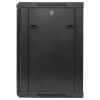 Шкаф настенный 19дюйм TERACOM PRO 12U 600х450мм дверь стеклянная с замком-ручкой черн. EKF TRP-WLL-1