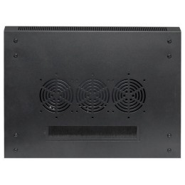 Шкаф настенный 19дюйм TERACOM PRO 12U 600х450мм дверь стеклянная с замком-ручкой черн. EKF TRP-WLL-1