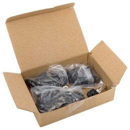 Шкаф настенный 19дюйм TERACOM PRO 12U 600х450мм дверь стеклянная с замком-ручкой черн. EKF TRP-WLL-1