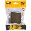 Выключатель 1-кл. СП BRITE ВС10-1-4-БрТБ 10А самовозвратн. механизм бронза IEK BR-V14-0-10-K45